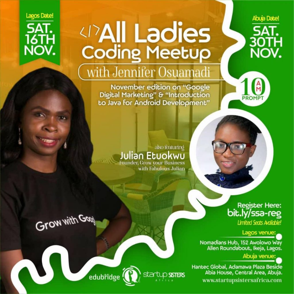 All Ladies Coding Meetup(with Jennifer Osuamadi)